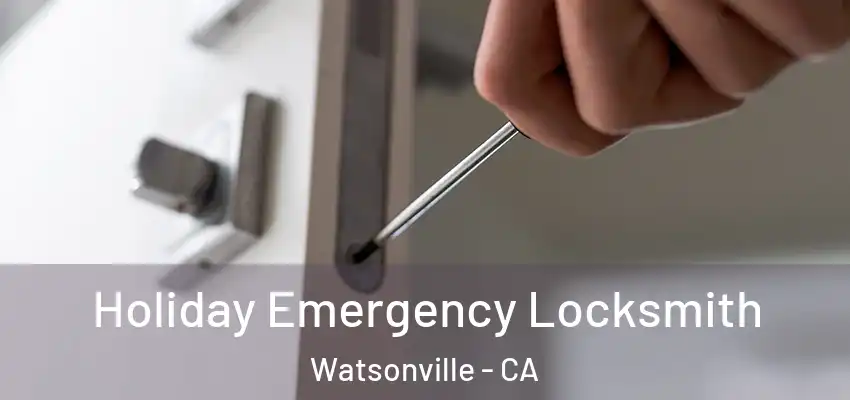  Holiday Emergency Locksmith Watsonville - CA